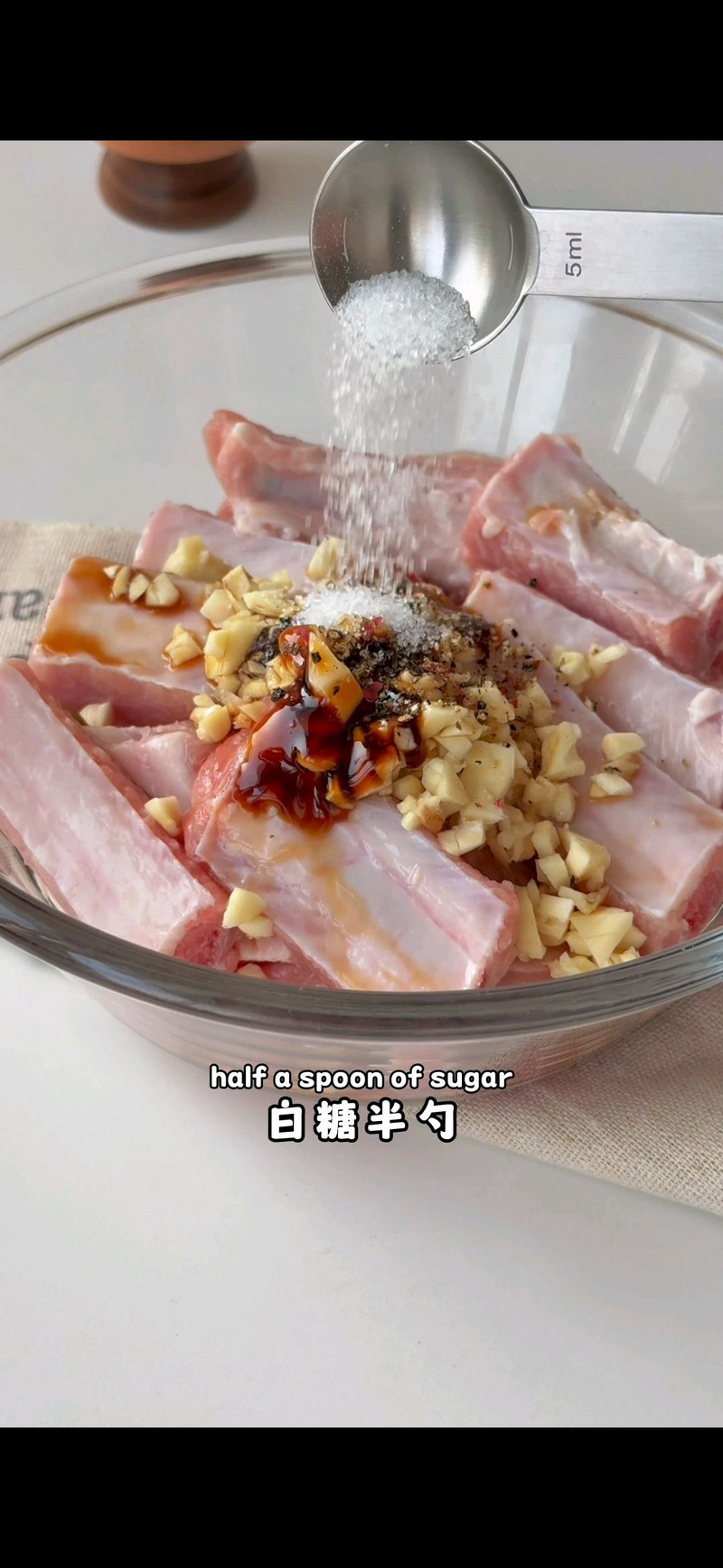 蒜香椒盐烤排骨