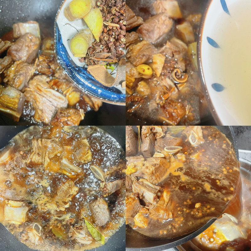 家常红烧牛肋排！