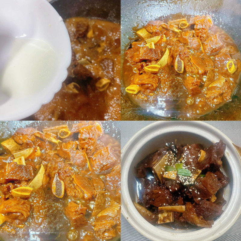 家常红烧牛肋排！
