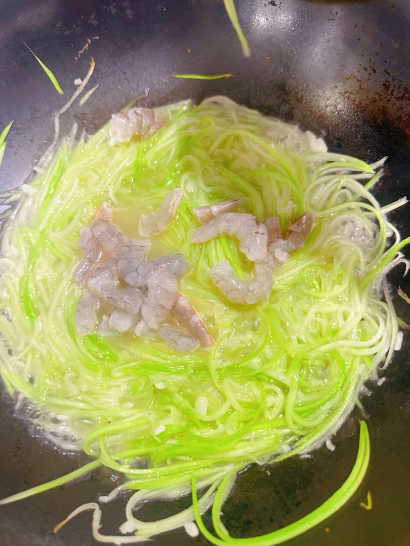 清爽低脂！瓠瓜炒虾仁