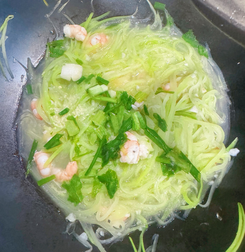 清爽低脂！瓠瓜炒虾仁