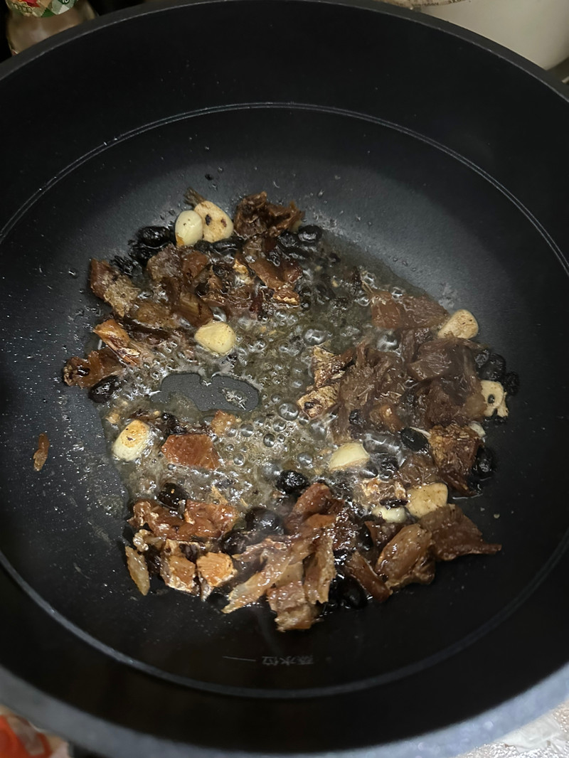 豆豉鲮鱼炒油麦菜