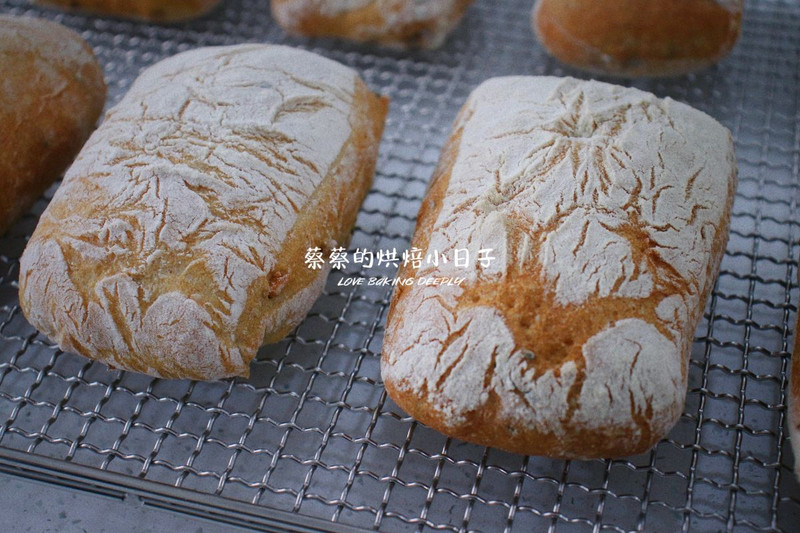 低脂饱腹｜这全麦恰巴塔面包好吃又易做！