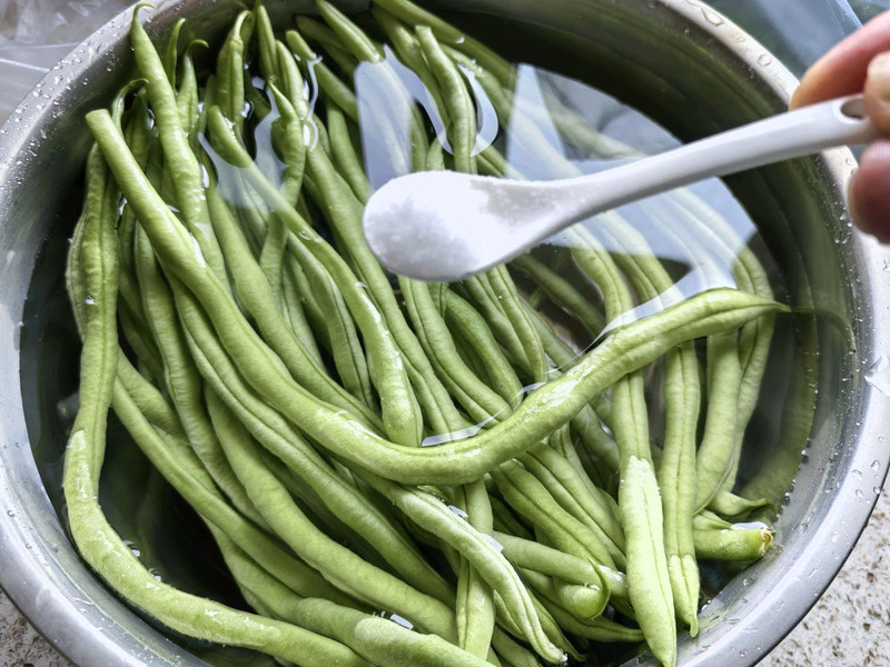 蛋黄焗豆角