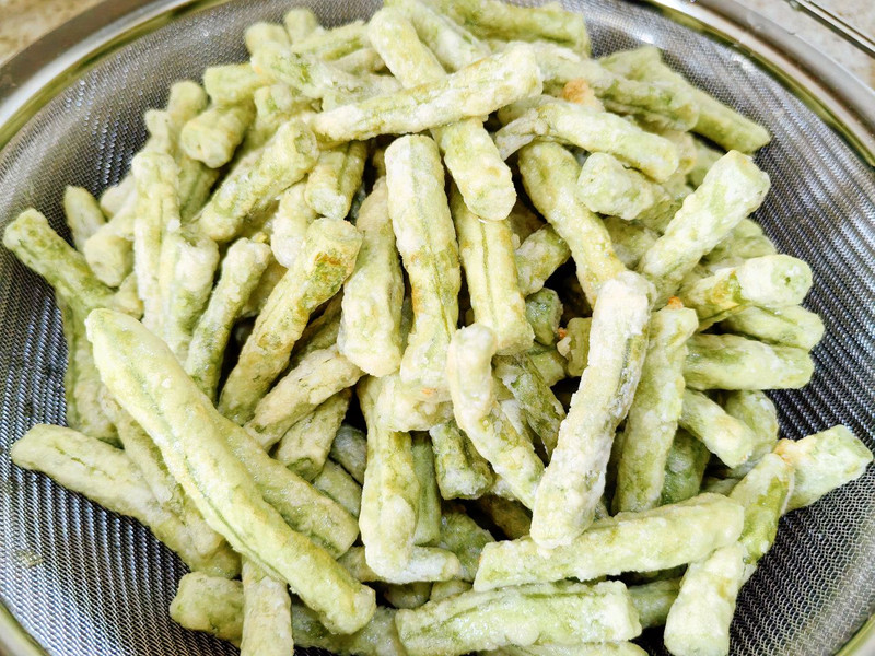蛋黄焗豆角
