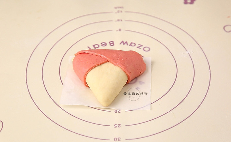 酥皮红豆粽子面包