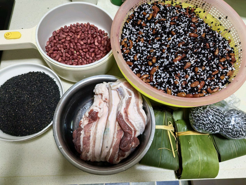 血糯粽子（肉粽）