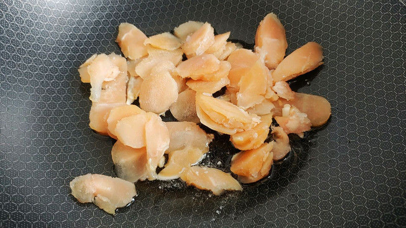 蒜油鸡片红苋菜