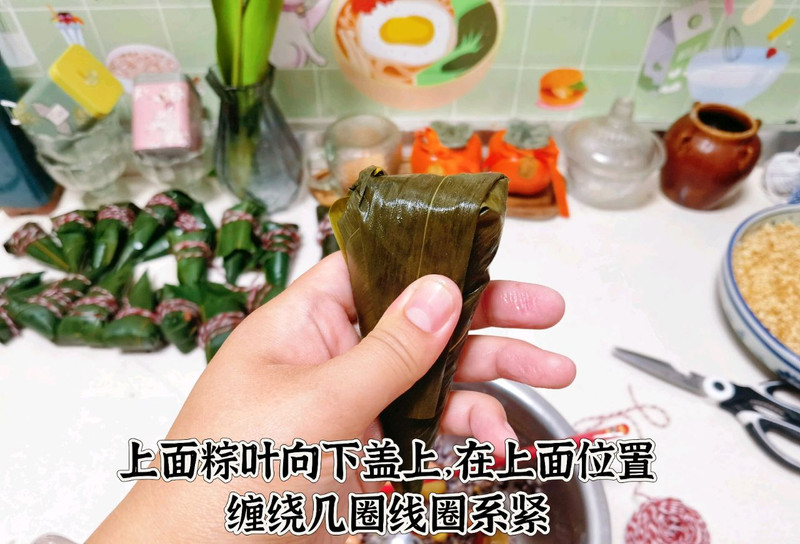 红糖蜜枣粽