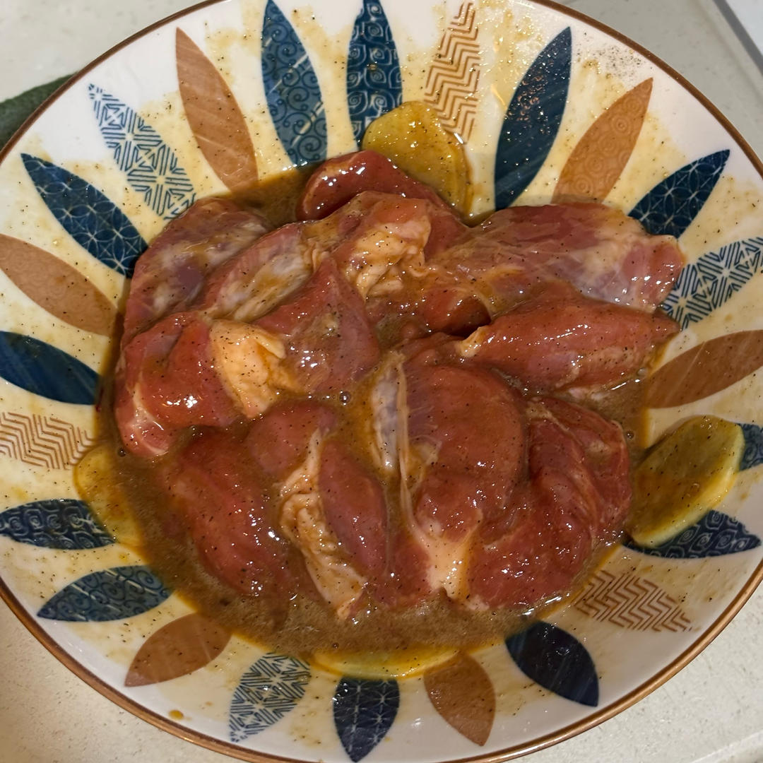 盐葱梅花肉