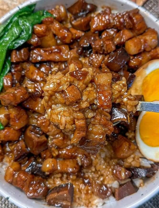 香菇卤肉饭造起来