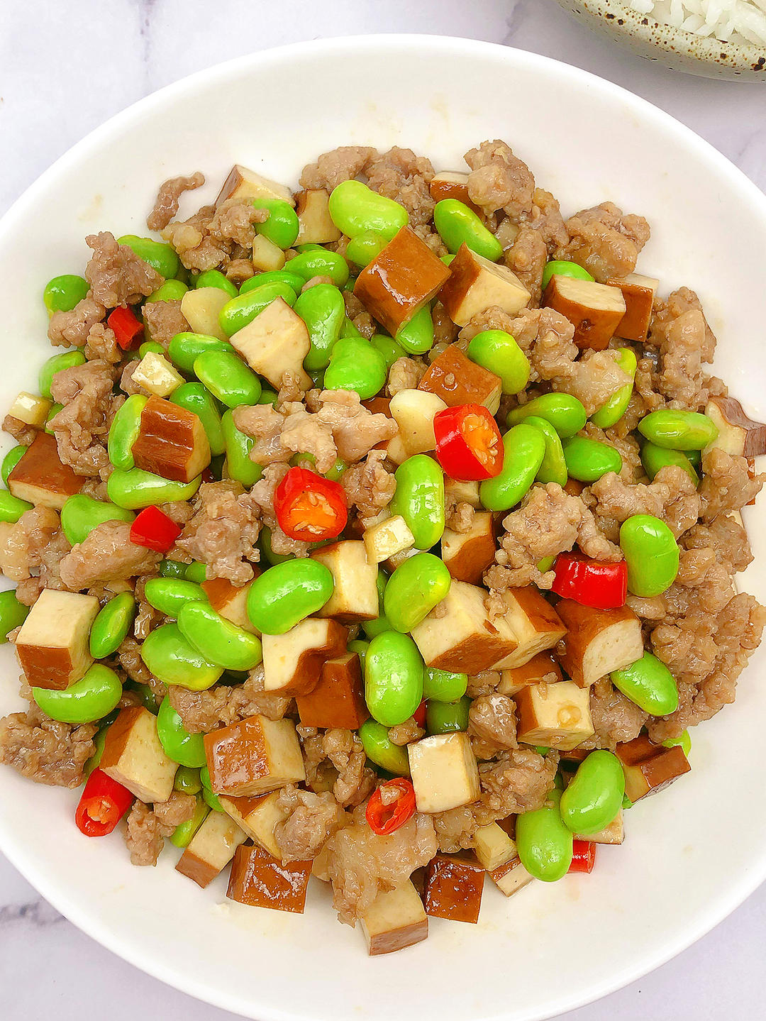 下饭家常菜‼️ 毛豆香干炒肉
