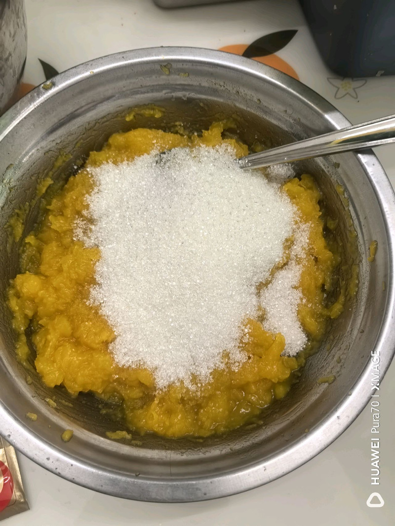 水光肌南瓜馒头