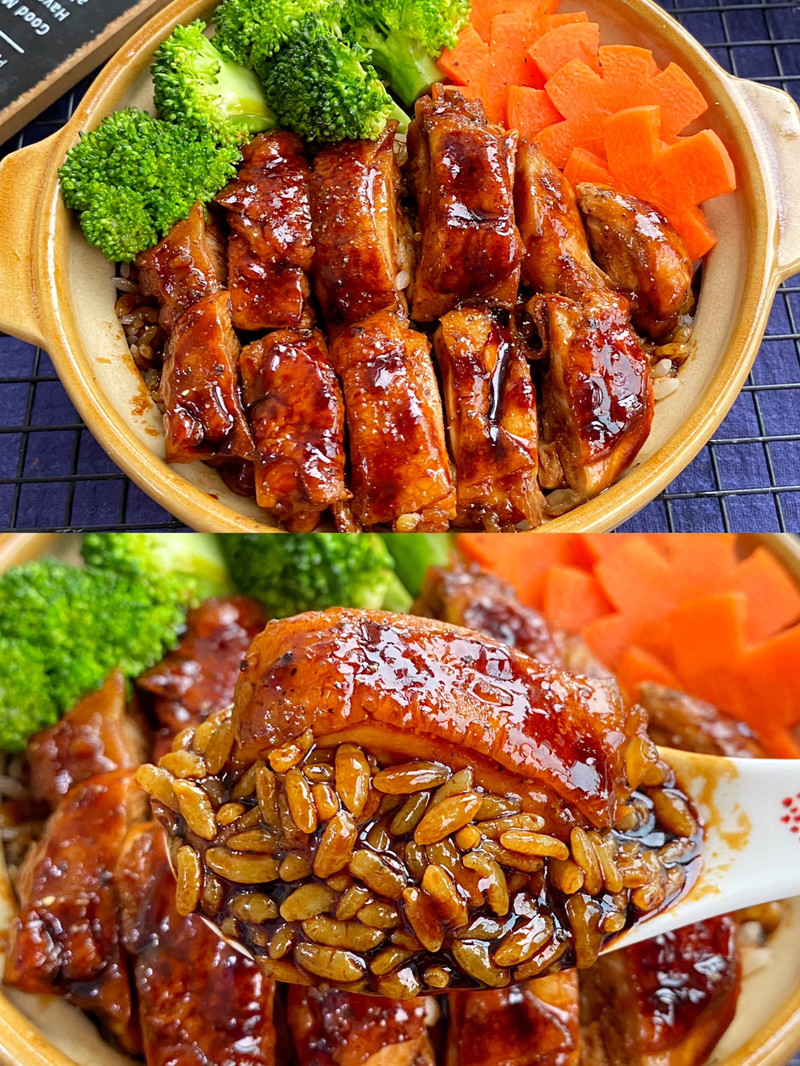 比买的还好吃，巨美味的照烧鸡腿饭