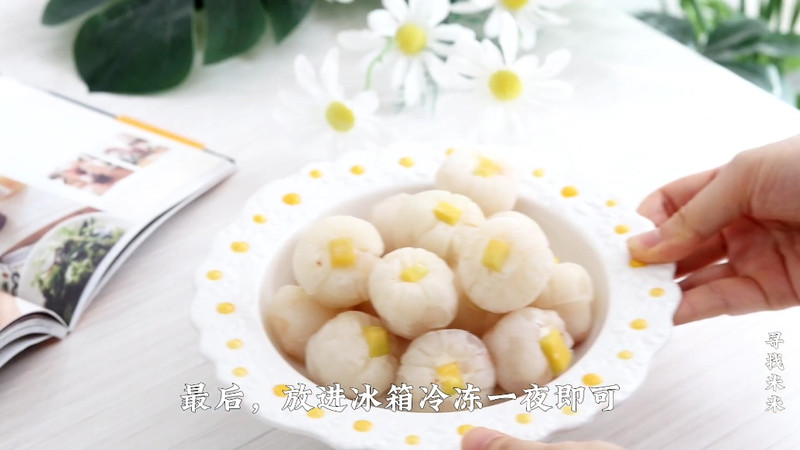 只需3步解锁荔枝酸奶冻，冰爽解暑好美味