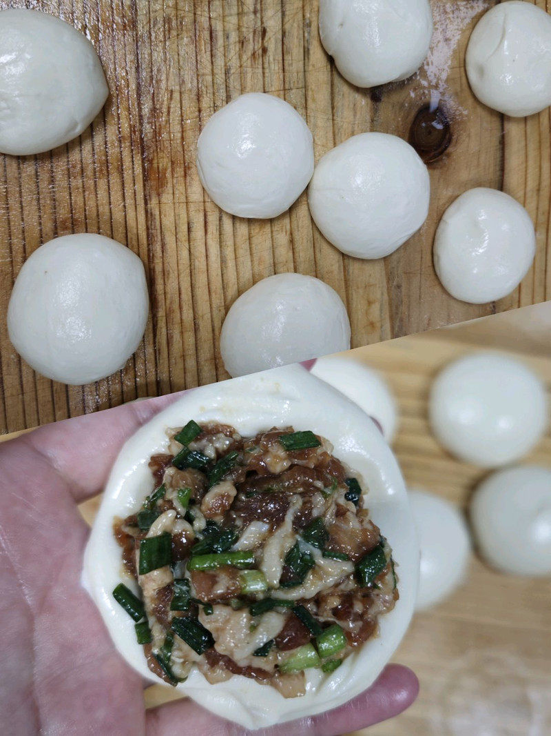发面肉馅饼