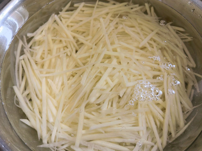 三丝爆豆-凉拌菜