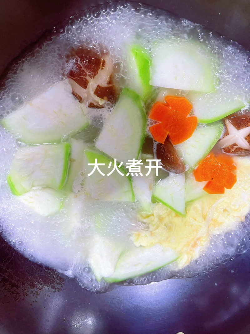 减脂汤！丝瓜鸡蛋汤