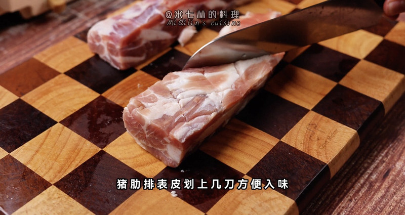 蜜汁松露烤肋排