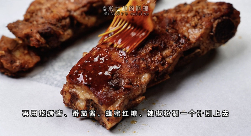蜜汁松露烤肋排