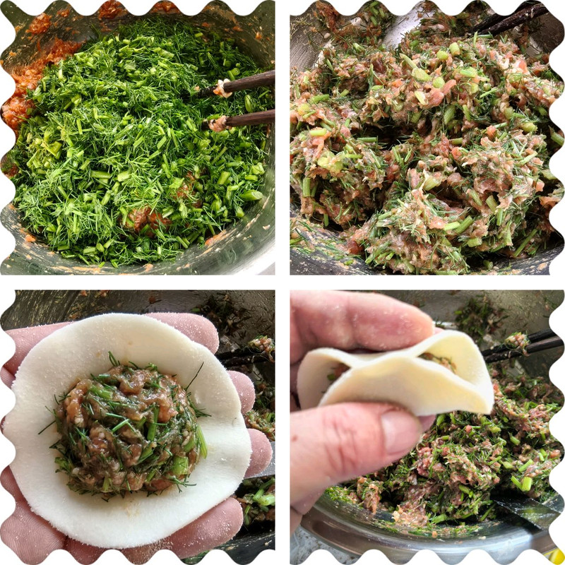猪肉茴香馅蒸饺