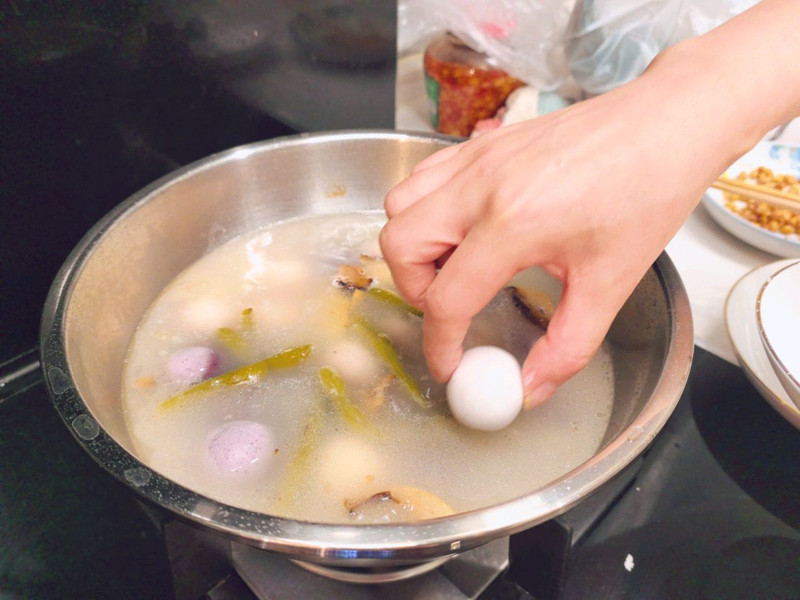 粗粮细做，玉米汤圆很美味