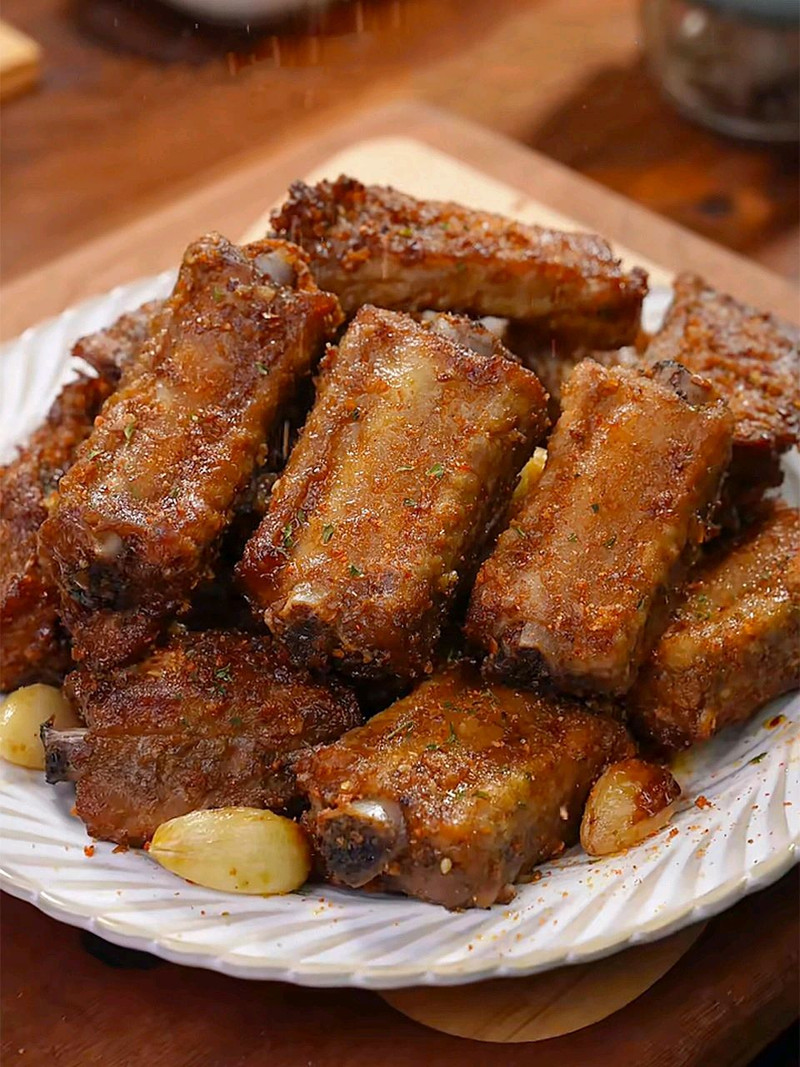 蒜香椒盐排骨