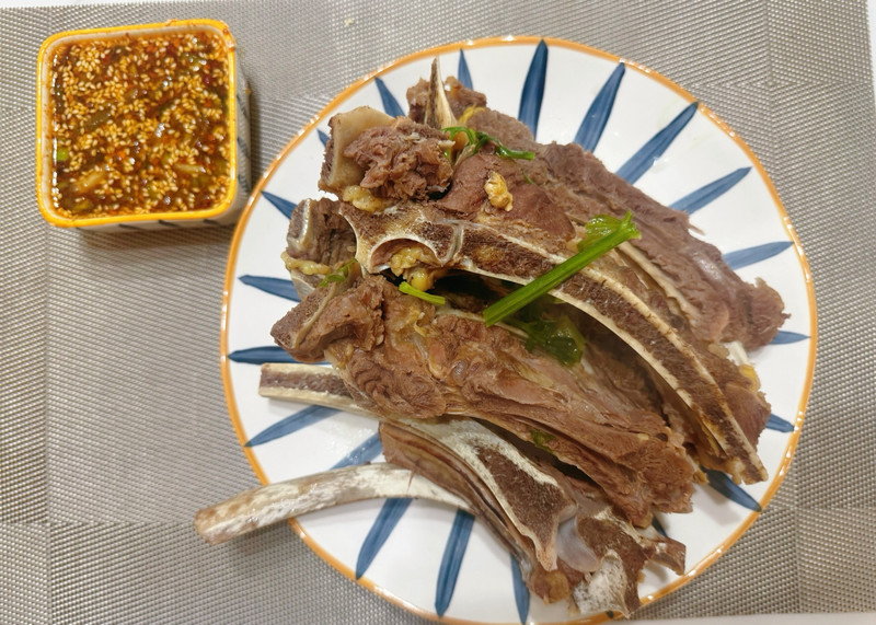 低脂高蛋白减脂餐！清炖牛肋骨（含蘸料）