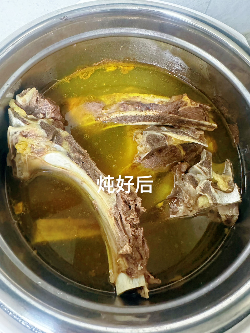 低脂高蛋白减脂餐！清炖牛肋骨（含蘸料）
