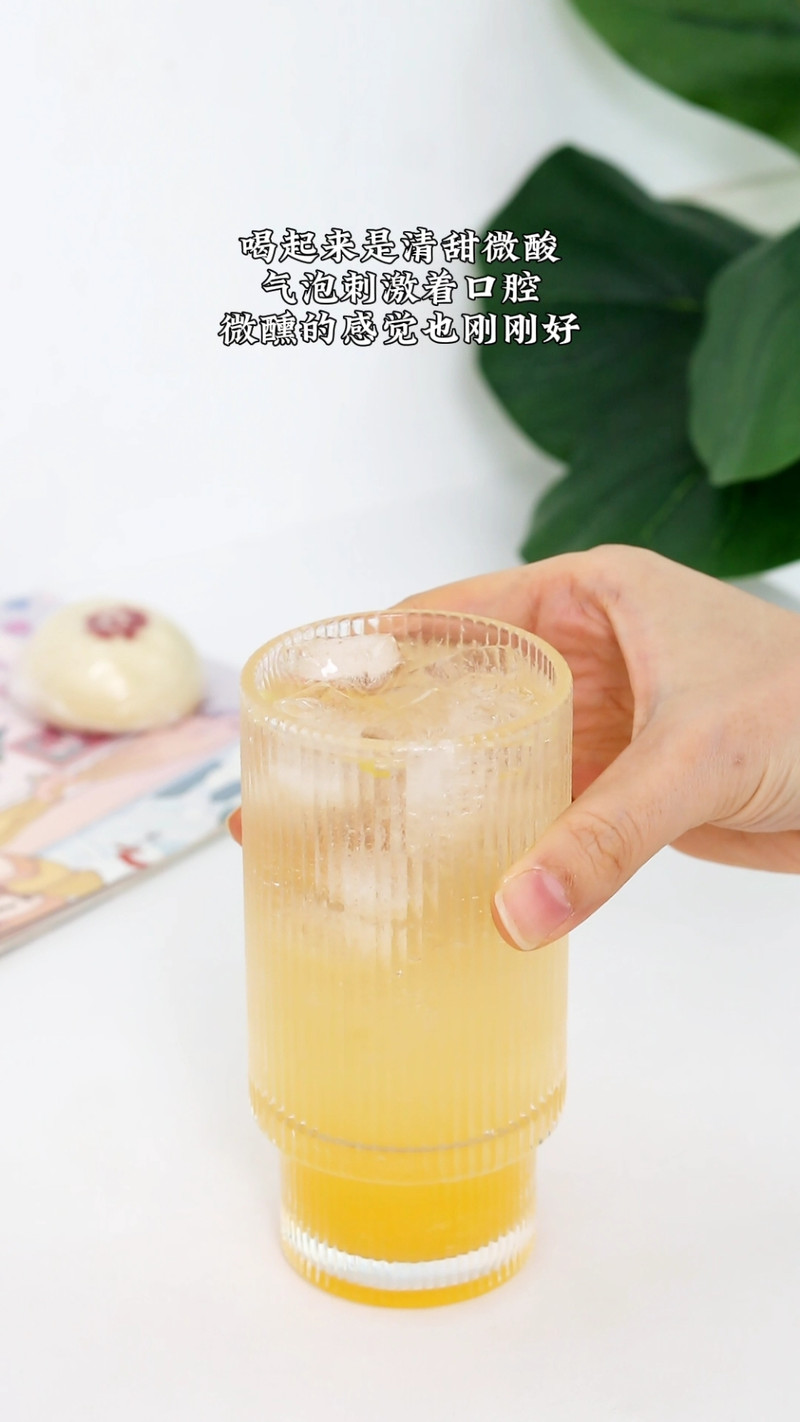 橙香青梅气泡酒，酸甜冰爽巨好喝