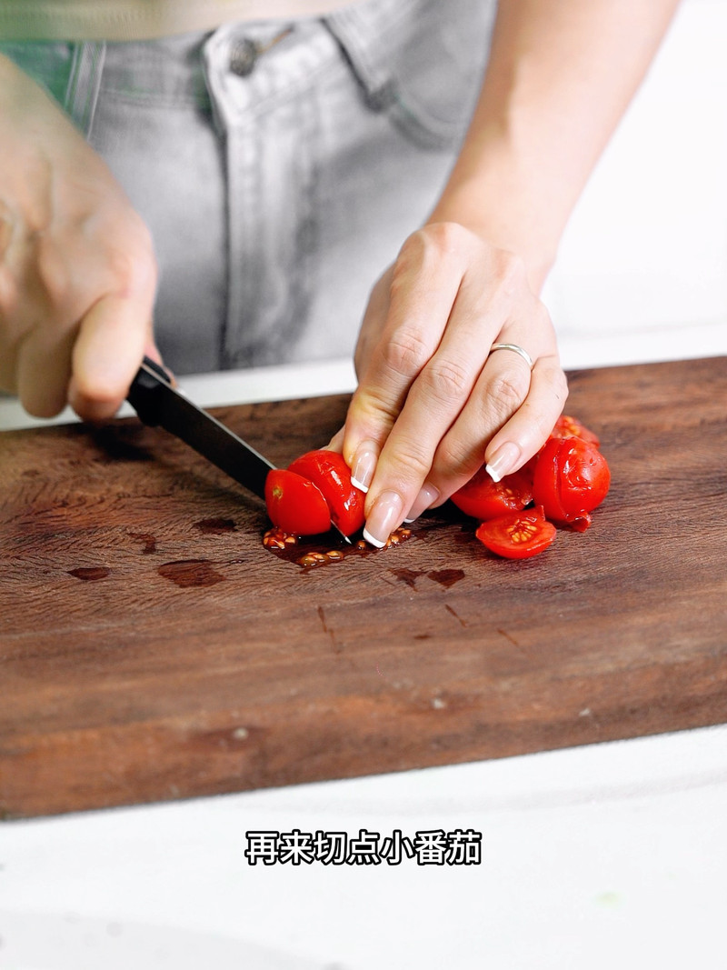 金枪鱼火腿球生菜卷