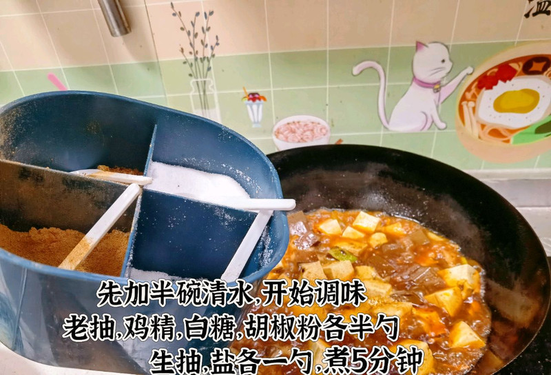 鸭血烧豆腐
