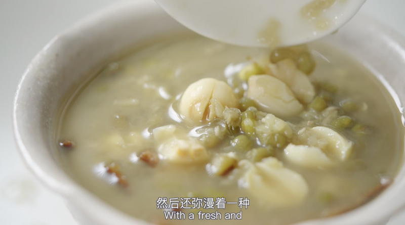 夏日凉方绿豆沙｜消暑绵密香滑～保绿保出沙！