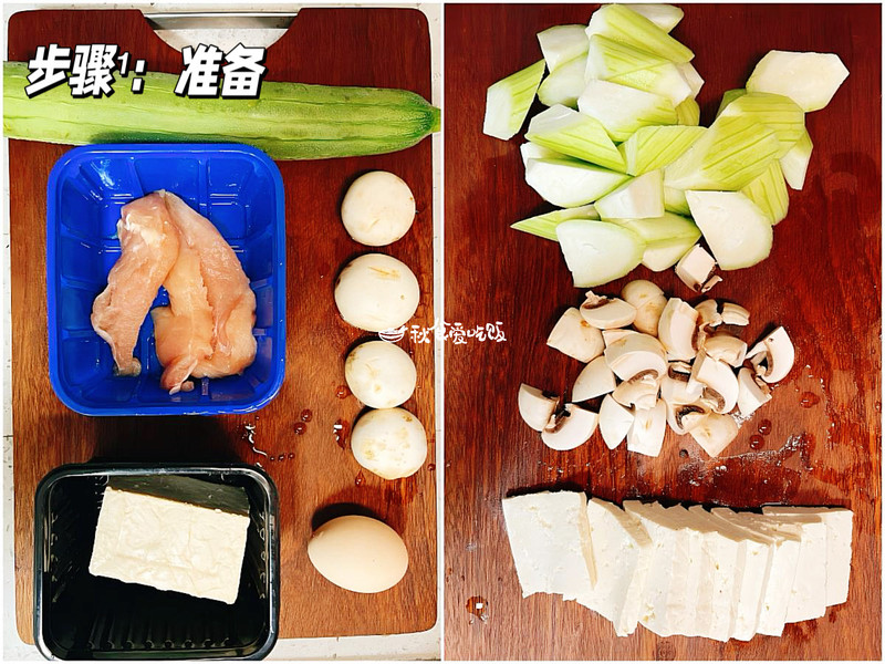 丝瓜豆腐煲，好吃又简单的下饭丝瓜吃法！