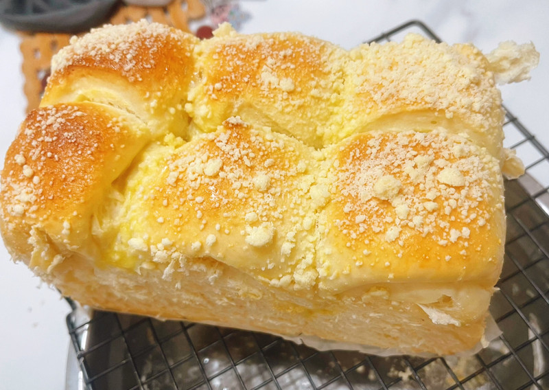 超美味早餐甜品！黄油奶酥吐司（原味）