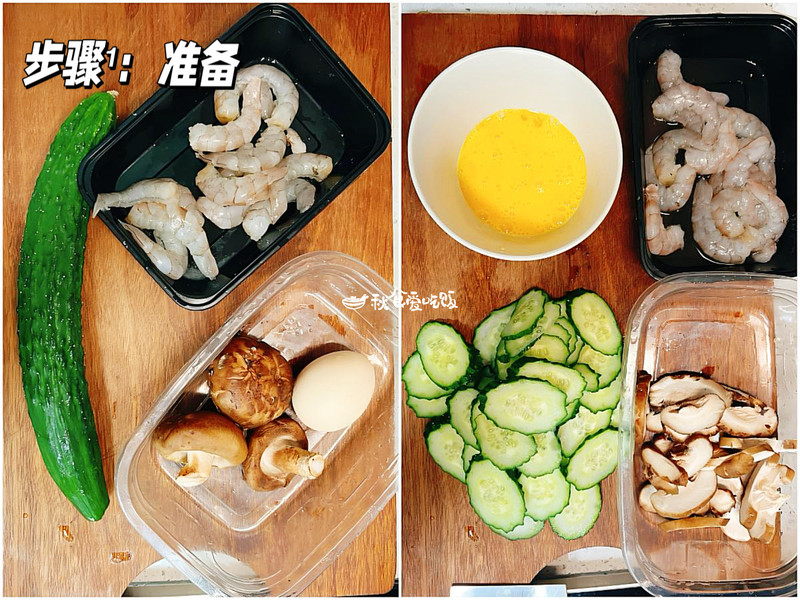 黄瓜虾仁炒蛋，鲜甜够味的夏日快手菜