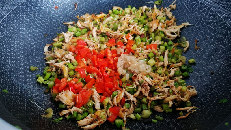 椒蒜豆豉芹菜肉