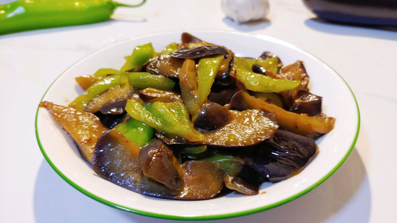 蒜辣豆豉烧茄子