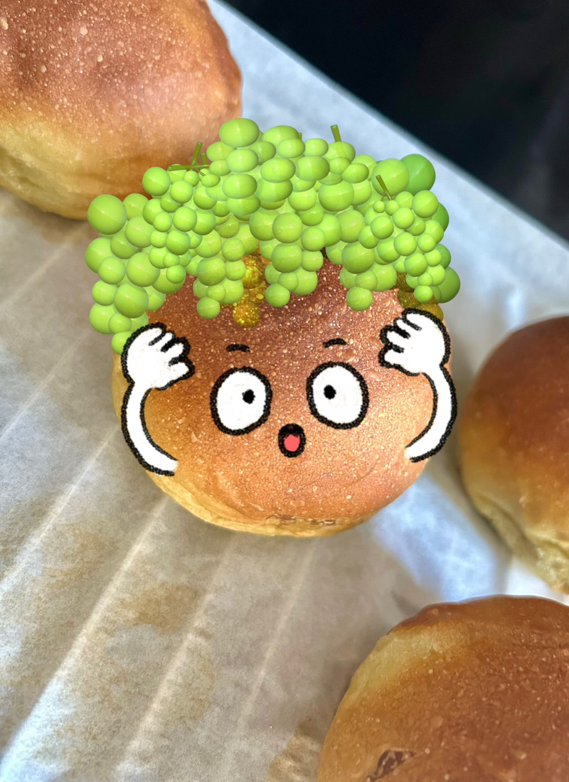 阳光玫瑰小面包