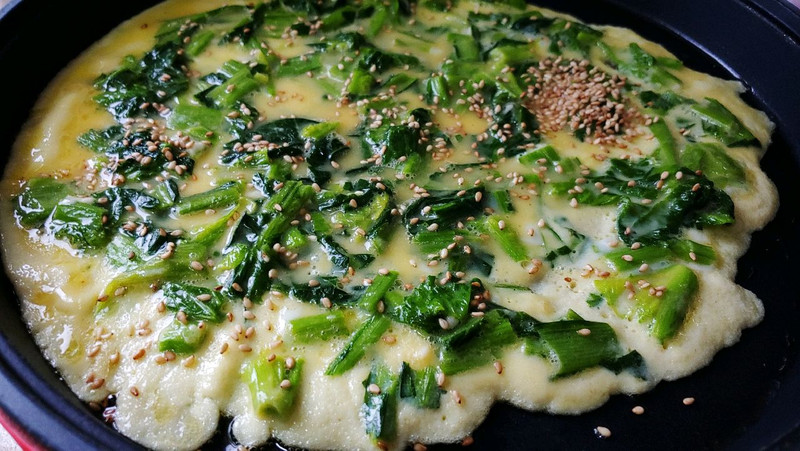 蛋香白菜软煎饼