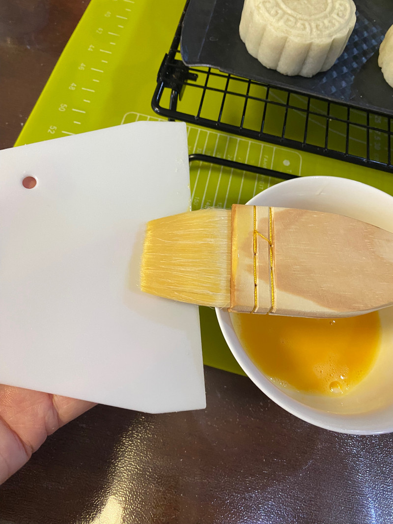 京式月饼（抹茶蜜豆味）—外皮酥脆，清香可口！