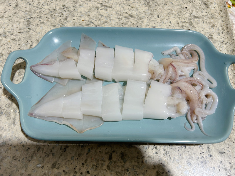 蒜焗鱿鱼