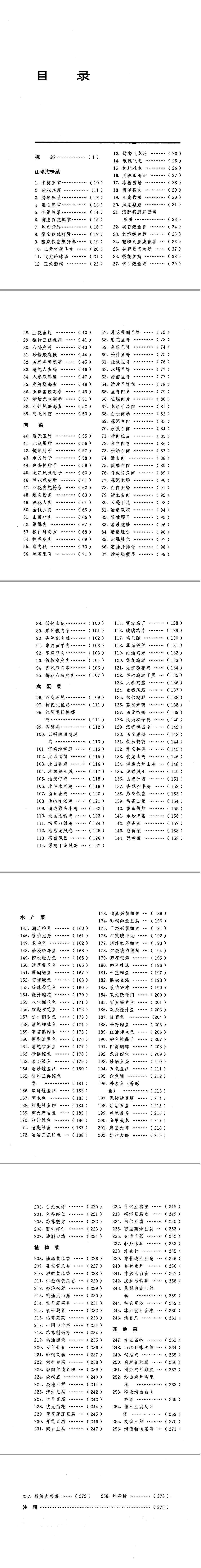 中国名菜谱  黑龙江风味