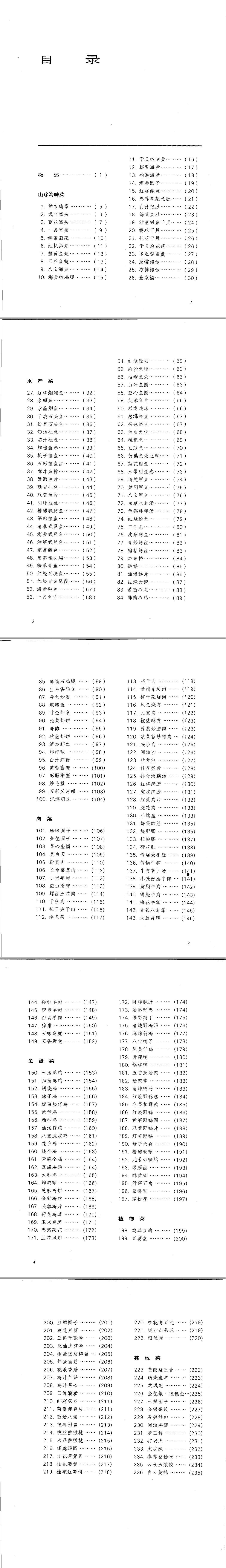 中国名菜谱  湖北风味