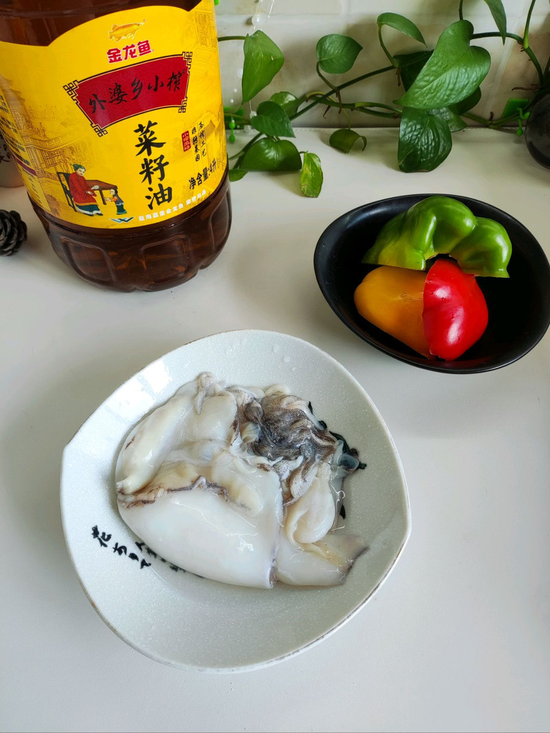 墨鱼炒菜椒