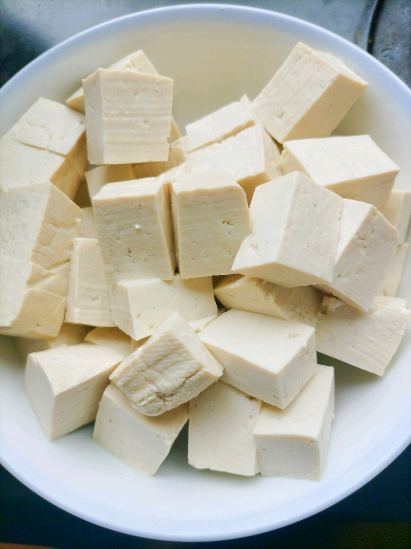 家常肉末烧豆腐