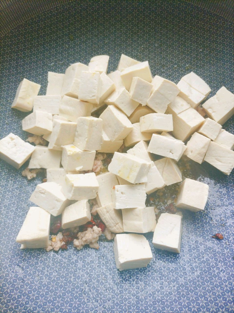 家常肉末烧豆腐