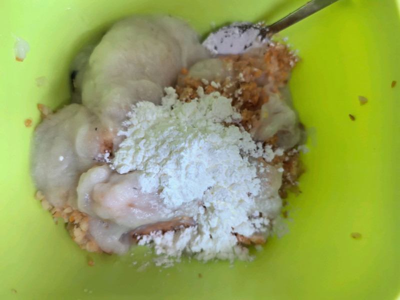 鳕鱼时蔬饼