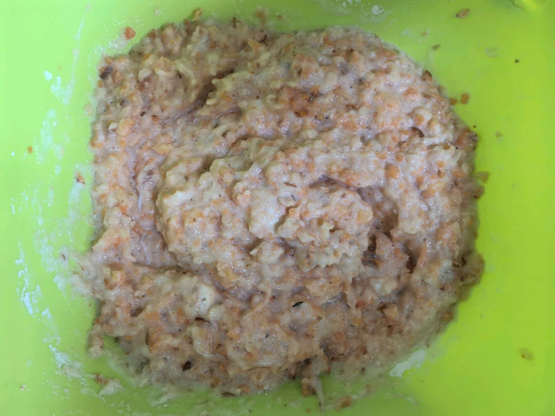 鳕鱼时蔬饼