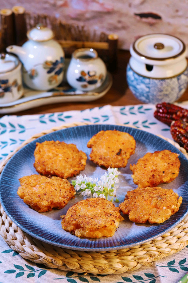 鳕鱼时蔬饼